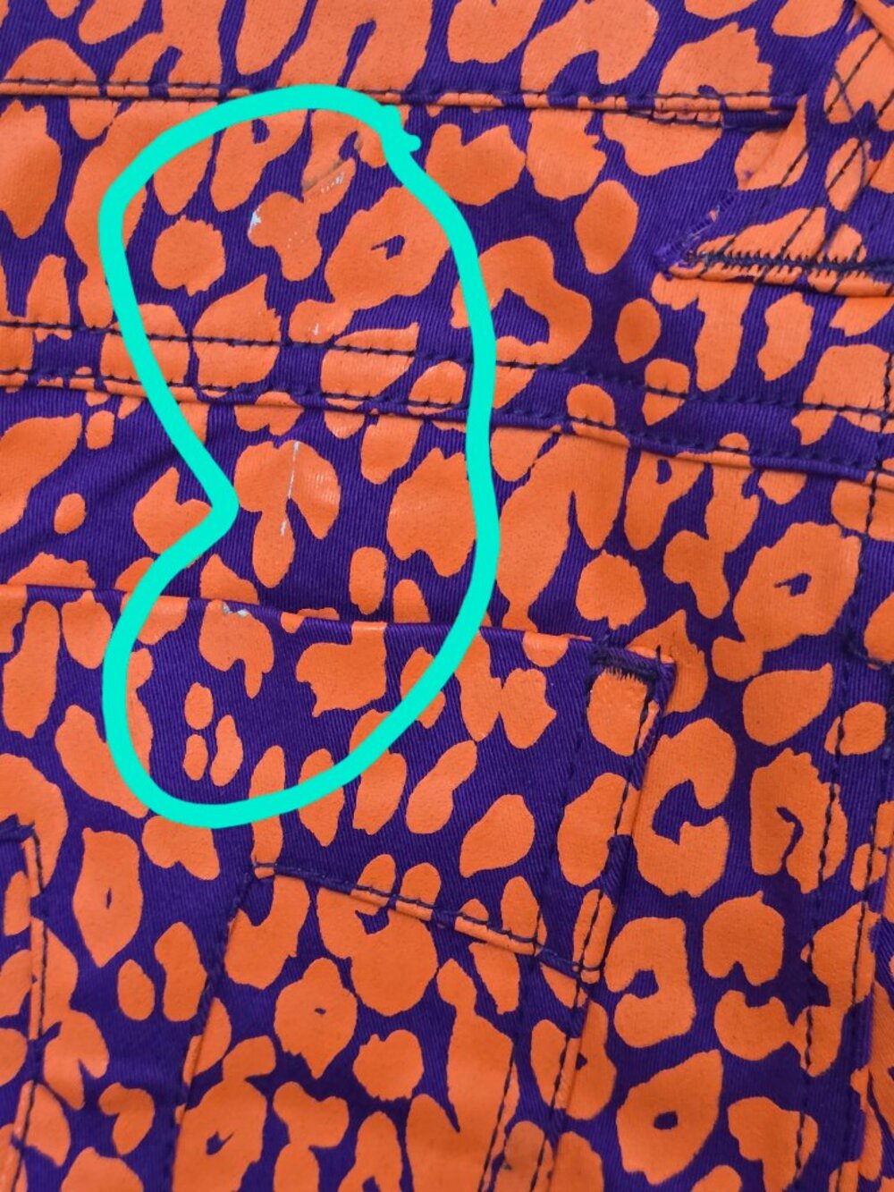NWT TRIPP NYC Neon Leopard Print Skinny Jeans Style IS9767P Purple Orange - Picture 14 of 16